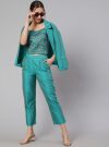 Women Turquoise Blue Co-Ord Set